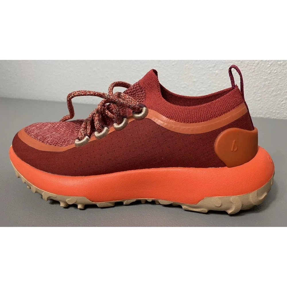 Allbirds Women's Trail Runners SWT Running Shoes Size 7 Red Orange Sneakers